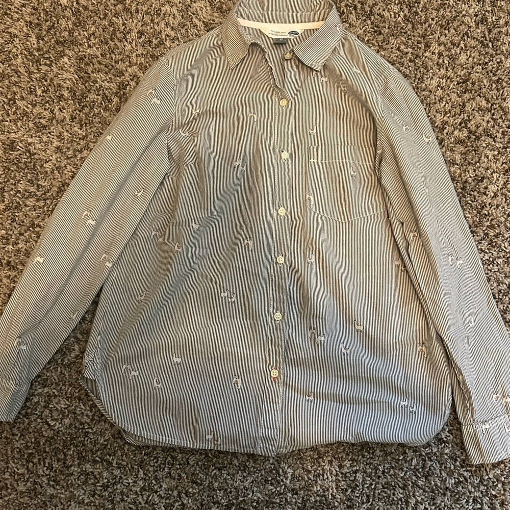 Novelty button-up